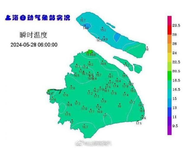 上海今天天气预报（阴晴不定，出行需留意）