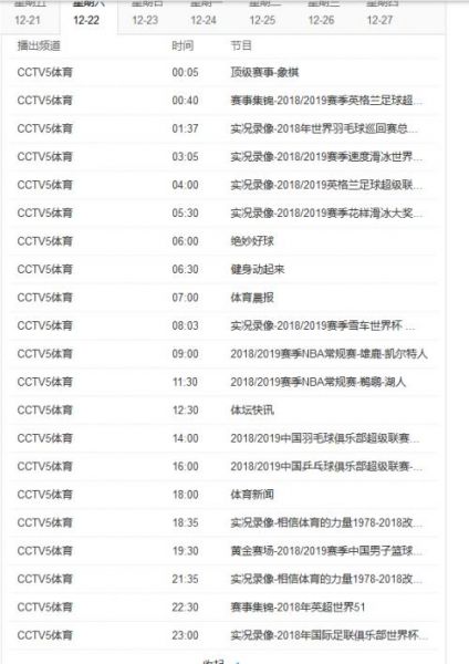 广东体育台节目预告_广东体育台节目预告直播_广东体育台节目预告录像回放