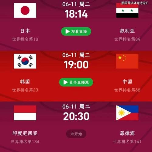 中国叙利亚世预赛时间_中国叙利亚世预赛时间直播_中国叙利亚世预赛时间录像回放