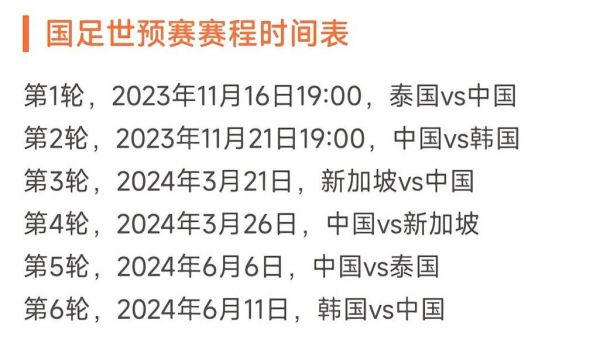 亚洲世预赛2024赛程_亚洲世预赛2024赛程直播_亚洲世预赛2024赛程录像回放