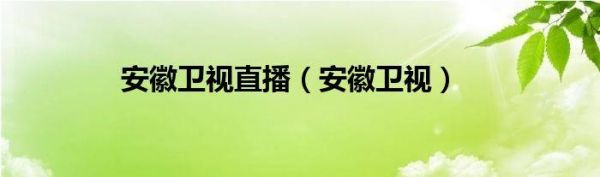 安徽卫视在线直播网_安徽卫视在线直播网直播_安徽卫视在线直播网免费在线观看