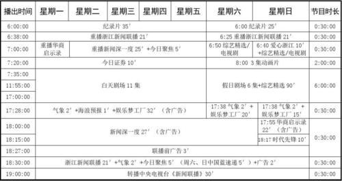 浙江卫视直播表_浙江卫视直播表直播_浙江卫视直播表免费在线观看