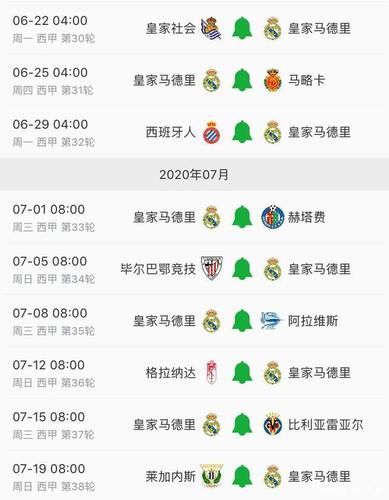 西甲皇马赛程_西甲皇马赛程直播_西甲皇马赛程录像回放