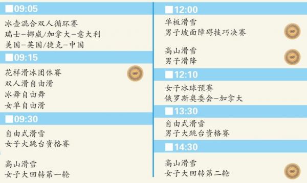 2018冬奥会视频回放（2018冬奥会赛程）