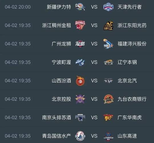 cba赛程直播cctv5直播时间（cba直播赛程表视频直播）