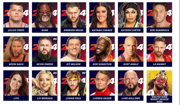 wwe摔角全部演员表（wwe摔角全部演员表大全）