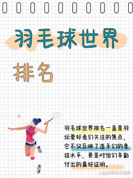 世界羽毛球排名（世界羽毛球排名中羽在线）