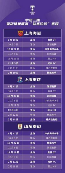 中超最终赛程表（中超的比赛结果）