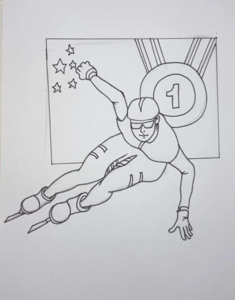 奥运会图片简笔画（奥运会图片画画）