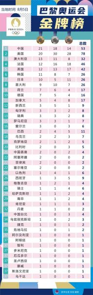 巴西奥运会金牌榜（巴西奥运会金牌榜巴黎奥运会金牌榜）