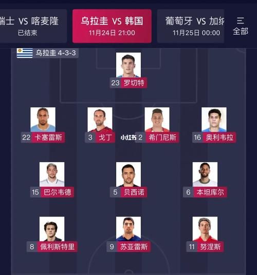 乌拉圭男子国家足球队（乌拉圭国家男子足球队阵容）
