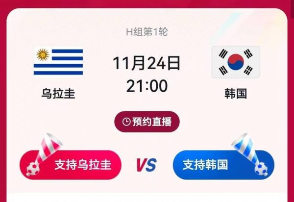 乌拉圭vs韩国预测，乌拉圭对韩国