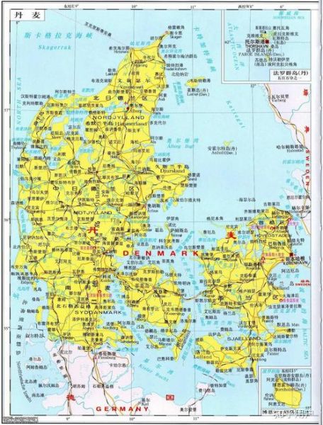 芬兰丹麦，芬兰丹麦地图