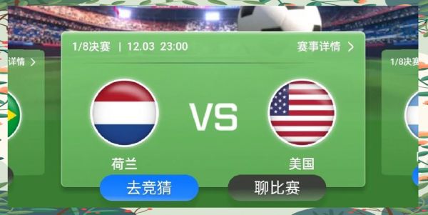 荷兰vs美国预测分析，荷兰vs美国比赛结果