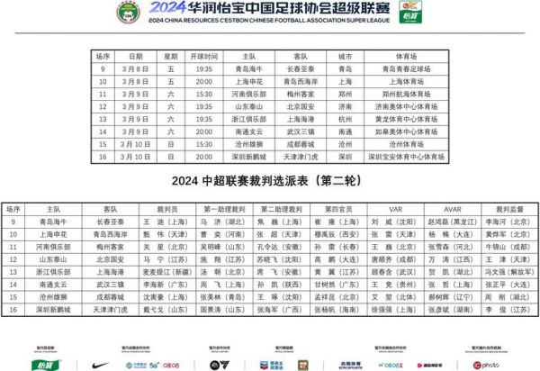 中国足球12强赛程表，中国足球 12强赛