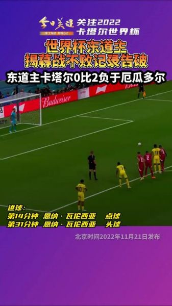卡塔尔vs塞内加尔，卡塔尔vs萨尔瓦多动画直播