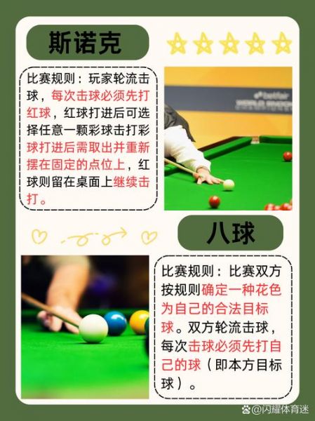 15个台球打法规则，台球各种球打法