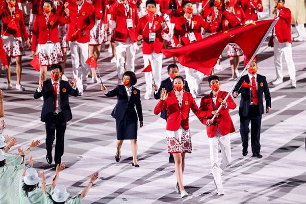 2020东京奥运会中国代表团，东京奥运会中国代表团出席