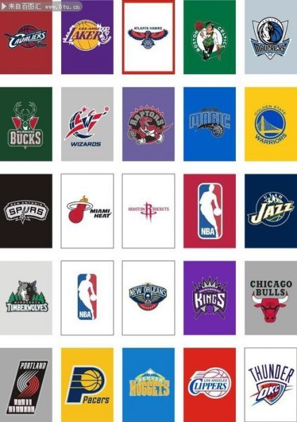 nba球队logo大全，NBA球队LOGO大全