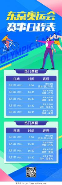 东京奥运会日程安排，东京奥运会,时间表