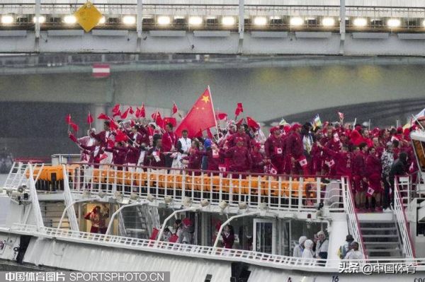 中国奥运代表团入场，中国奥运代表团入场服