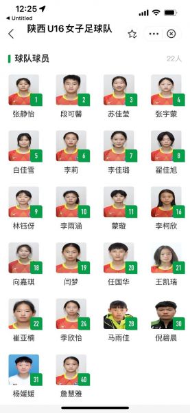 中国女足22人名单，中国女足22人名单照片
