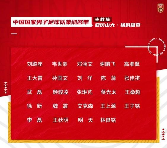 历届国足主教练名单，历届国足主帅
