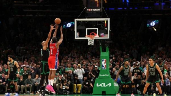 哈登绝杀勇士壁纸，nba哈登绝杀