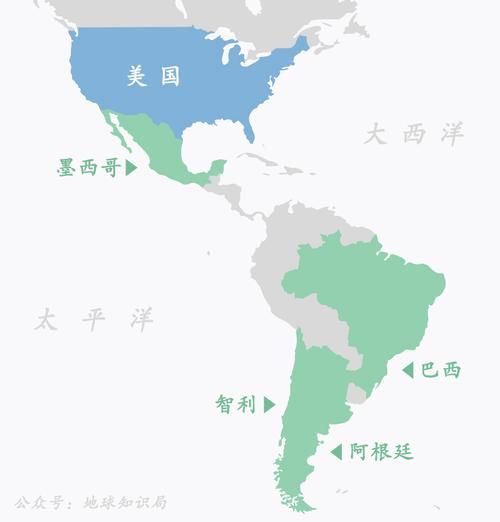 墨西哥地图世界地图，墨西哥地图中文版高清