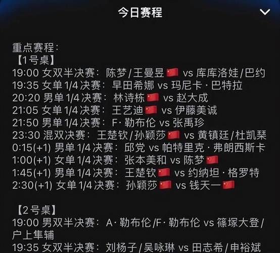奥运乒乓球比赛直播，奥运乒乓球比赛直播时间表最新