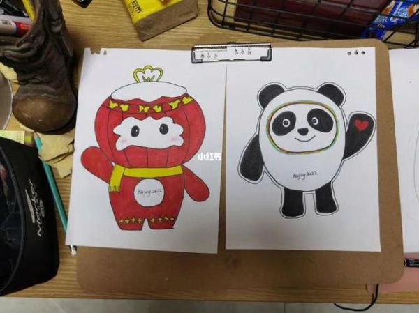 奥运会吉祥物冰墩墩和雪容融，奥运会的吉祥物冰墩墩