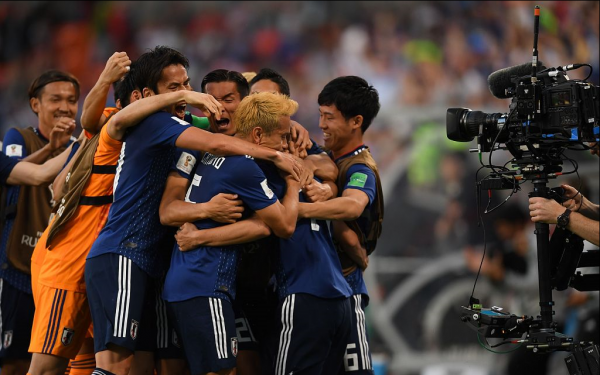 日本与哥伦比亚比赛视频，日本队战胜哥伦比亚