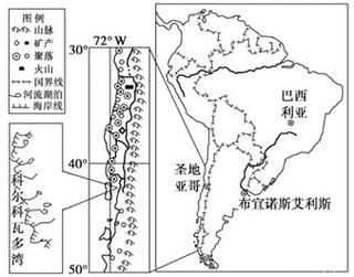 智利地图位置，智利地理位置地图