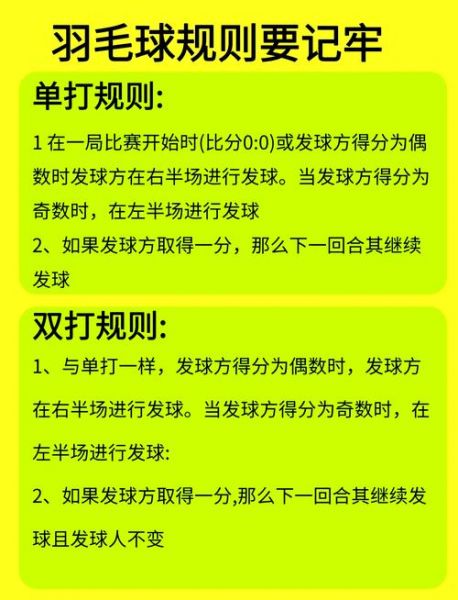 羽毛球混双站位口诀，羽毛球混双技巧口诀