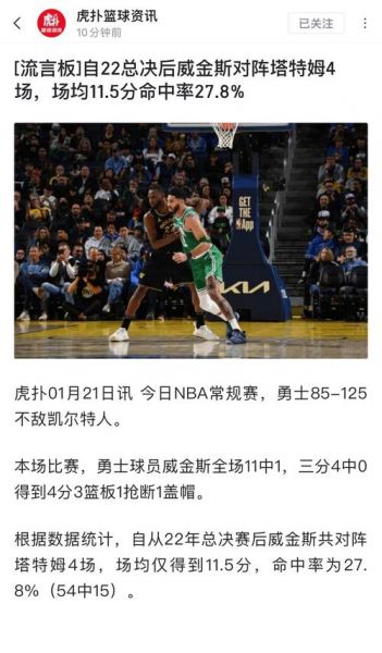 虎扑nba滚动新闻，虎扑nba滚动新闻直播
