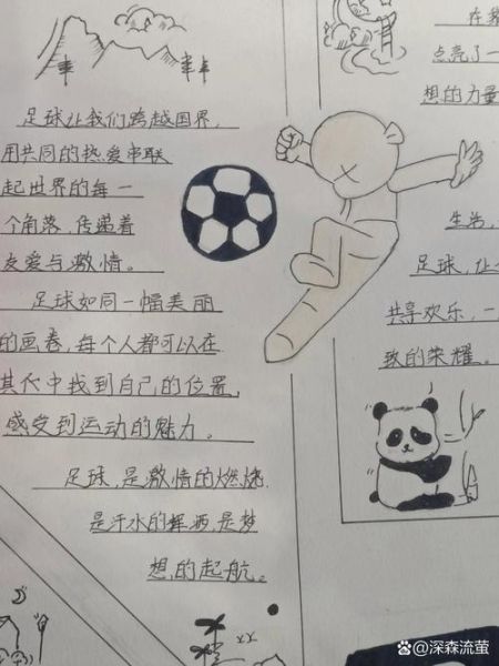 足球手抄报内容，足球手抄报内容 100字